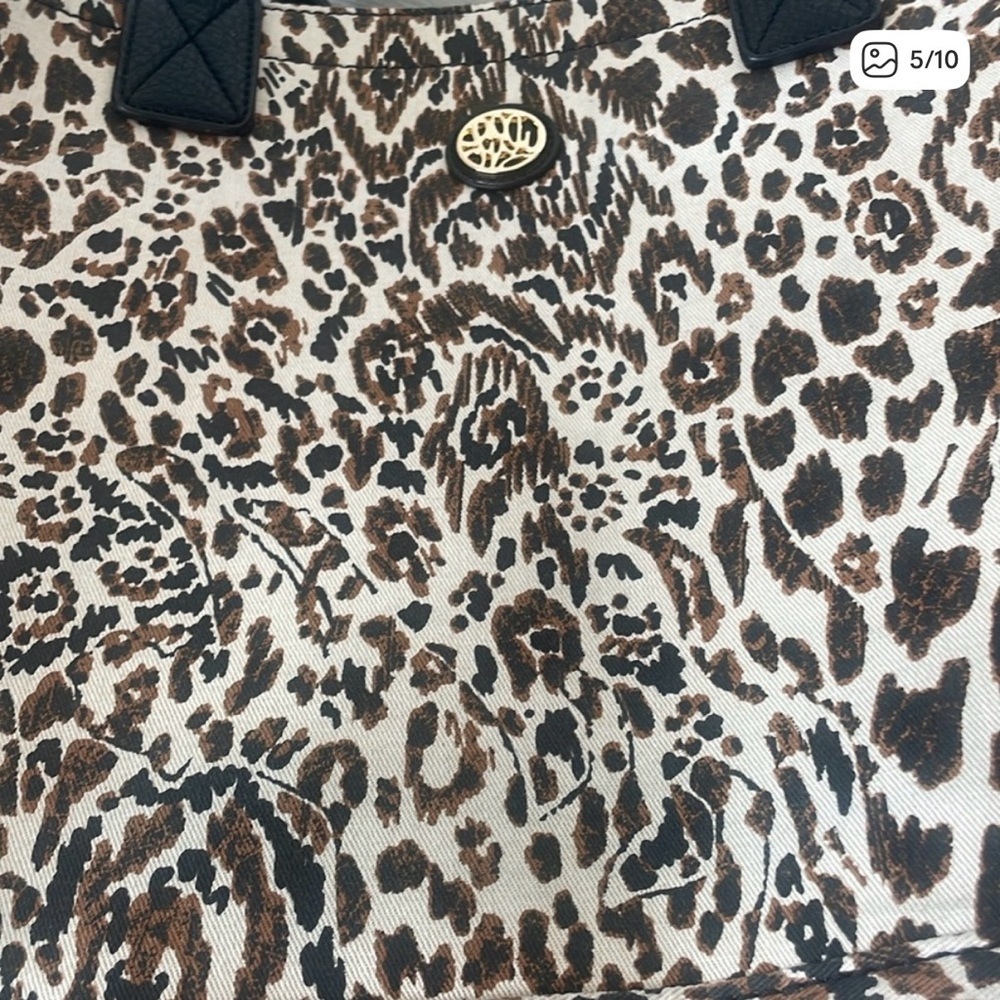 Lilly Pulitzer Leopard Print Tote - Brand New - Picture 4 of 9